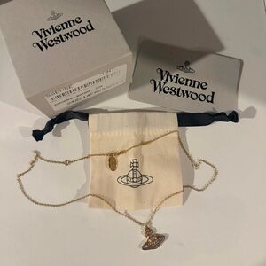 Vivienne Westwood Gold Concetta Bas Relief Pendant Necklace
